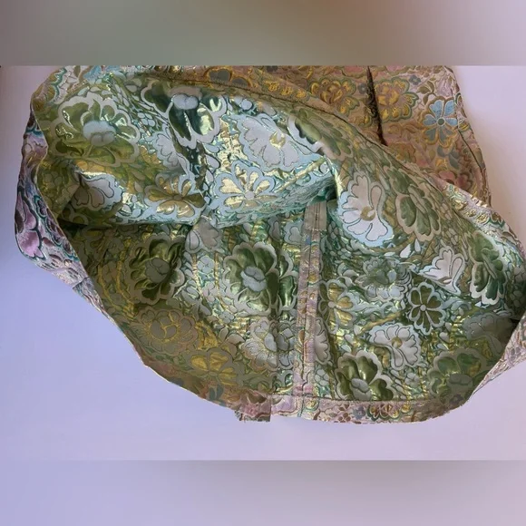 NWT Topshop Women’s Pastel & Gold Toned One Shoulder Dress SZ 6🌸✨ - Picture 12 of 16